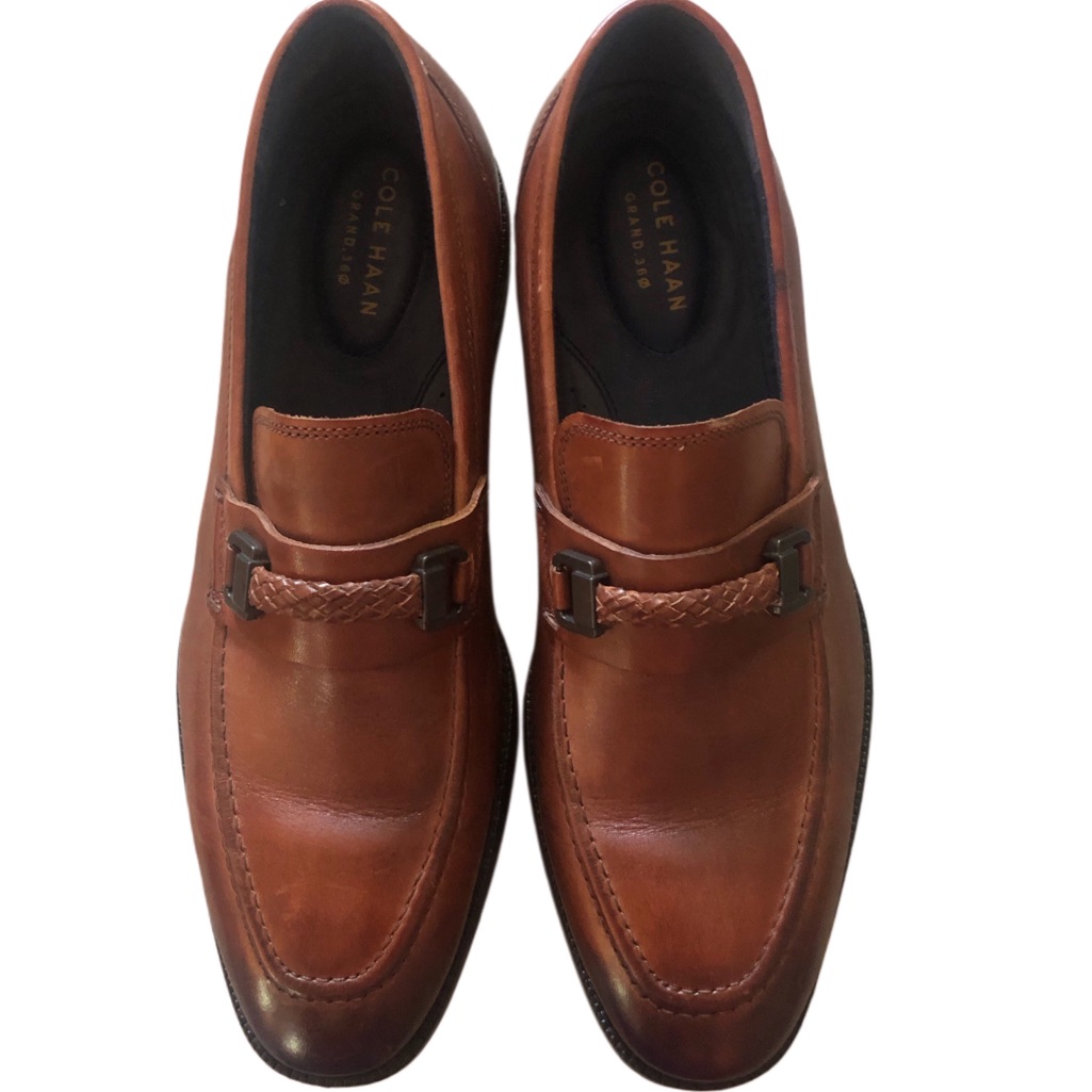 Cole Haan Wagner Men's Tan Leather Loafers Size 9.5